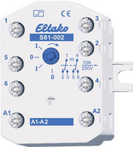 Eltako Stromstoßschalter Unterputz S81-002-230V mit 2 Wechsler, 10A, 2300W - Bild 1