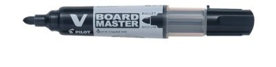 Pilot V-Board Master Whiteboardmarker mit Rundspitze und Tintenstandanzeige, schwarz, 1 Stück - Bild 2