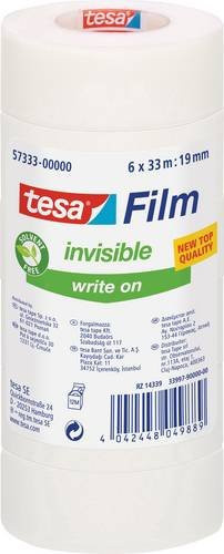 tesafilm Invisible Matt von TESA, transparent, 6er Pack, Breite: 19 mm, Länge: 33 m - Bild 1