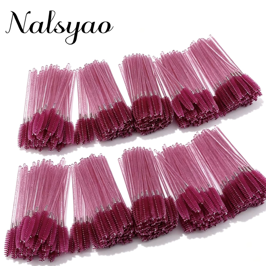 CNKESS Einweg-Mascara-Pinsel, Pink, Unisex - Bild 1