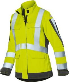 Kübler Damenjacke PROTECTIQ HIGH VIS ARC2 PSA in Warngelb/Anthrazit Größe 46 - Bild 1