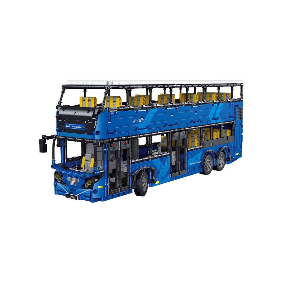 Blauer Doppeldecker-Bus, Baukasten, 2692 Teile - Bild 4
