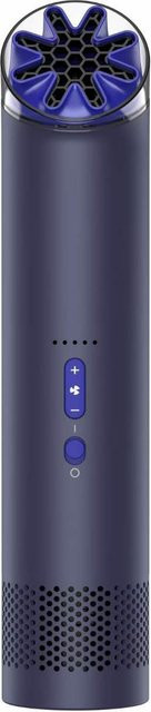 QINGLONG GOODS Tragbarer Mini USB Reiseventilator mit Nackenaufhängung und Schreibtischfunktion, bürstenlos und blattlos, Himmelblau - Bild 1