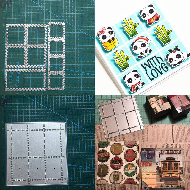 Metall Stempelrahmen und Stanzform Schablone für DIY Scrapbooking und Papierprägung - Bild 1