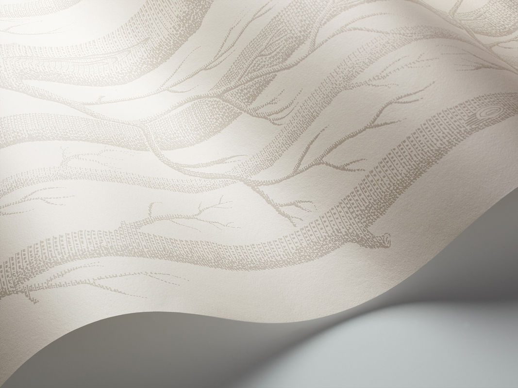 Cole & Son Tapete Woods Icons in Parchment mit den Farben Grau und Beige - Bild 2