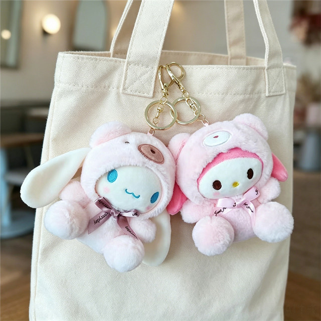 Sanrio Hello Kitty My Melody Cinnamoroll Plüschpuppe, Stofftier, Komplettset - Bild 1