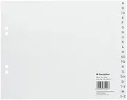 Soennecken A-Z Register für A4 in Weiß aus Kunststoff - Bild 1