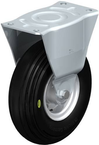 Blickle B-VW 260K Bockrolle in Schwarz und Grau mit einem Rad-Durchmesser von 260 mm und einer Tragfähigkeit von max. 200 kg - Bild 1