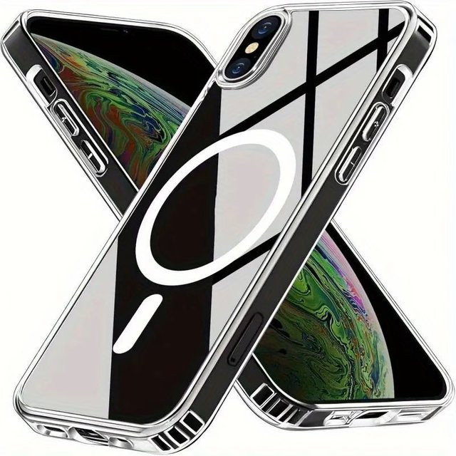 KENNAGE Magnetische MagSafe Kompatible Schutzhülle für iPhone 11 bis iPhone 17 Pro Max, Transparent - Bild 1