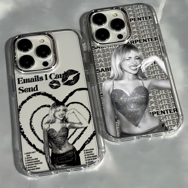 Potdemiel Handyhülle S-Sabrina C-Carpenter Soft Cover für iPhone, transparent - Bild 1