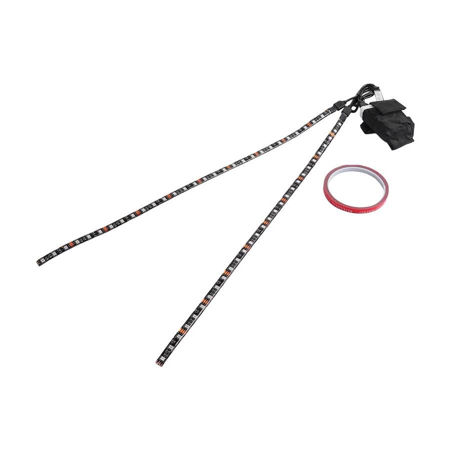 RGB LED Streifen für Xiaomi M365 1s Pro Pro2 MI3 Elektrische Roller, Mehrfarbig, Schwarz - Bild 2