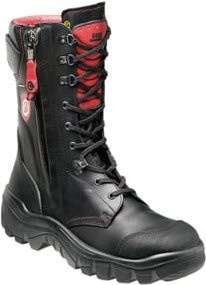 STEITZ SECURA Feuerwehrstiefel Fire Fighter S3 aus Leder in Anthrazit und Schwarz, Größe 42, Weite 11 - Bild 1