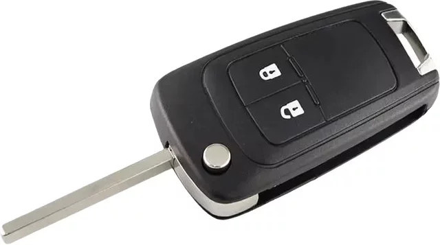 Wilongda Flip Remote Autoschlüssel Gehäuse in Schwarz für Chevrolet Cruze Epica Lova Camaro Impala Aveo sowie Vauxhall Opel Insignia Astra - Bild 1
