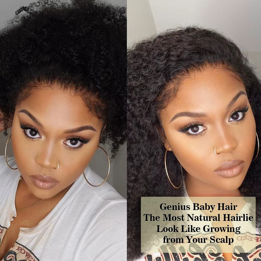 Charming Queen Perücke, Lockiger Bob, Remy Brazilian Human Hair, Damen - Bild 2