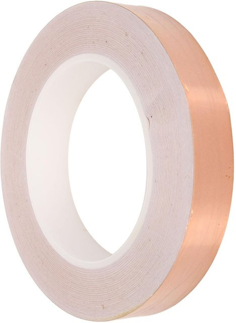 KONNWEI Kupferfolienband Hitzebeständig und Elektrisch Leitend für EMI-Abschirmung, Breite: 20 mm, Farbe: Gold - Bild 1