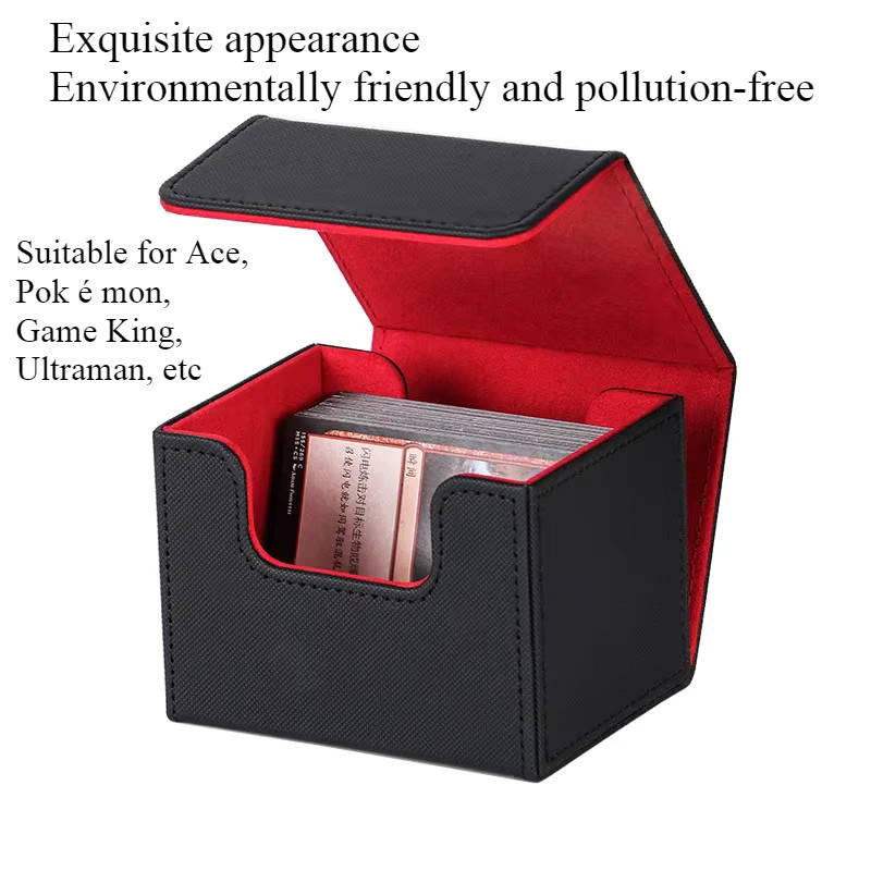 RyshePro Trading Card Deck Box, Sammelkartenetui, Weiß, Kunststoff - Bild 3