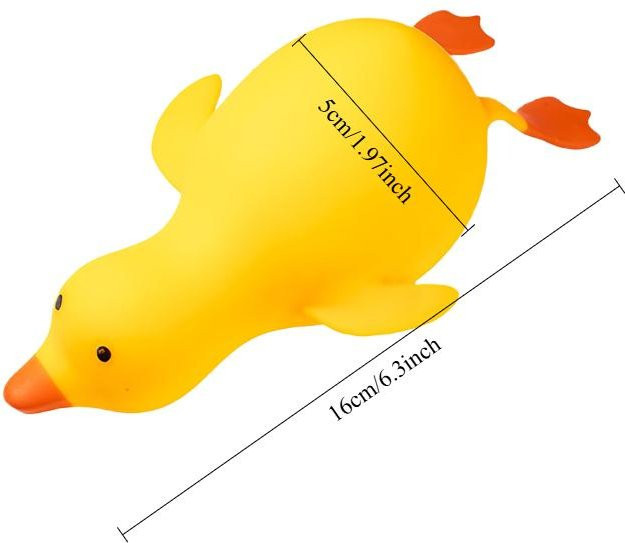 BC Pet Supplies Quietscheente Knetspielzeug, yellow - Bild 1