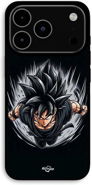 Maniacase iPhone 17 Pro Max Hülle Dragon Ball Black Goku Schwarz - Bild 1