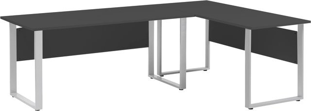 Schildmeyer Schreibtisch-Set Serie 1500 in Anthrazit-Grau matt, 2-teilig - Bild 1
