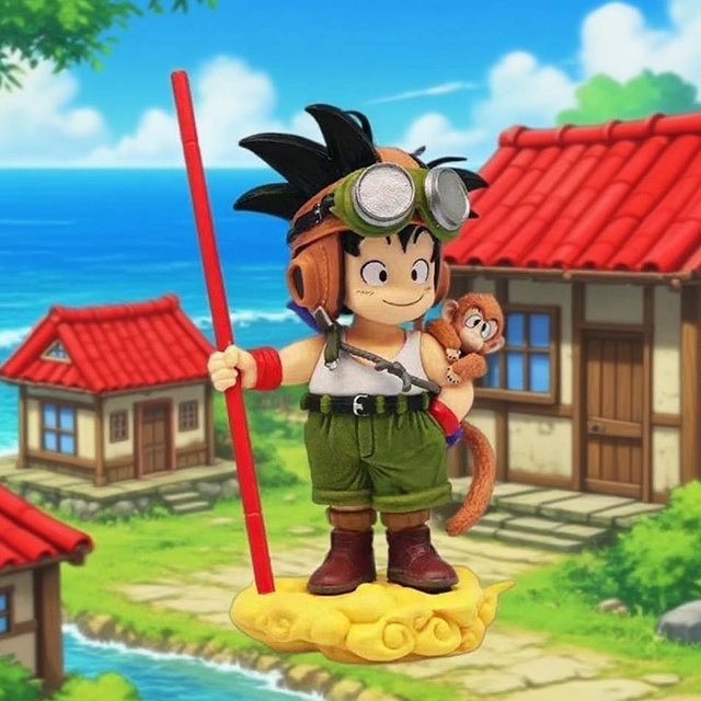Bandai Dragon Ball Son Goku Figur, Action Figure, 26cm - Bild 1