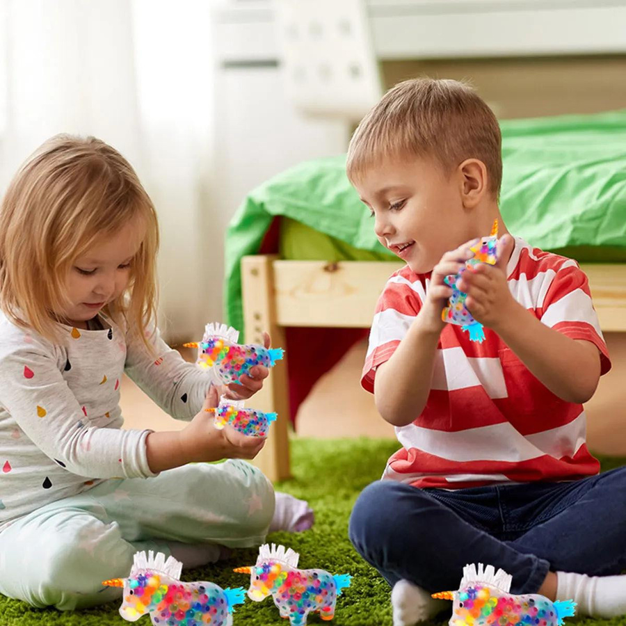 Linyi toy Einhorn Knetspielset mit leuchtenden Bällen - Bild 2