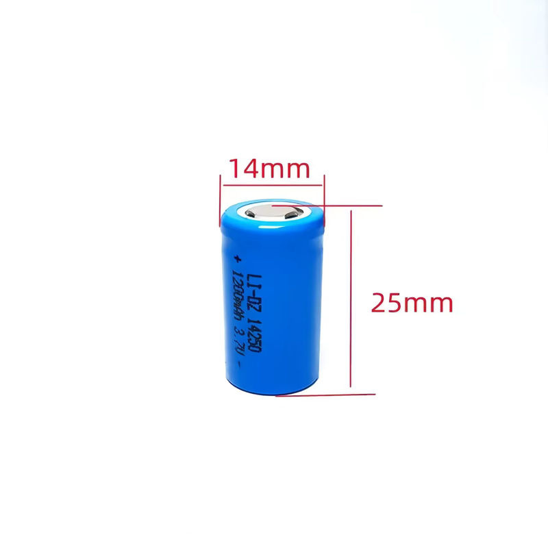 DOUBLEPOW Wiederaufladbare Lithium-Batterie ER14250 LS14250 1/2 AA 3,7V 1200mAh Blau - Bild 2