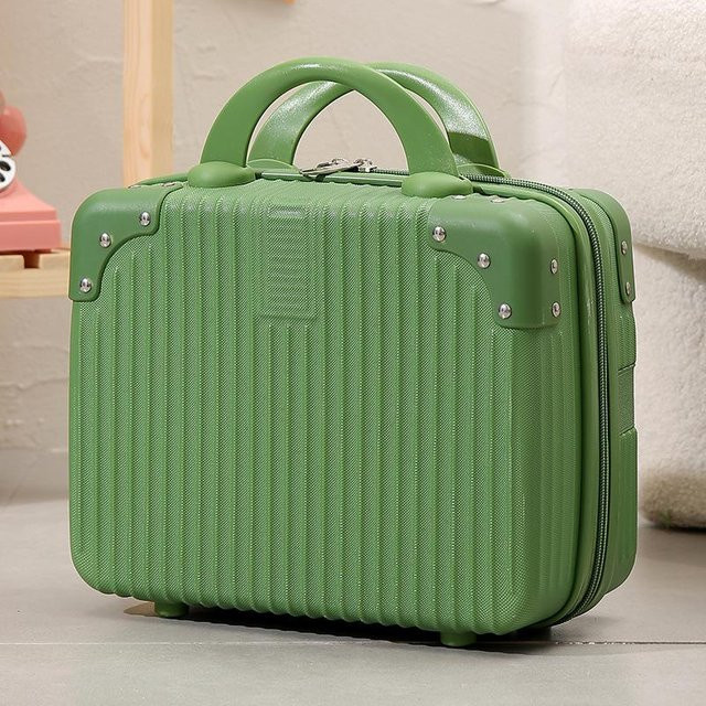 JR-Studio Kosmetikbox Reisekoffer, 14 Zoll, chartreuse, Damen - Bild 1