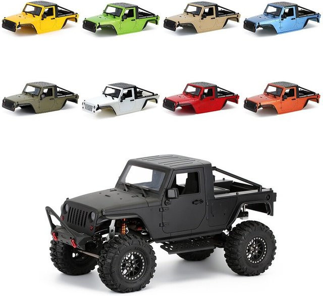 AT 99 MODEL Jeep Wrangler Karosserie, 1/10 RC Crawler, Hardshell, Cabrio - Bild 1