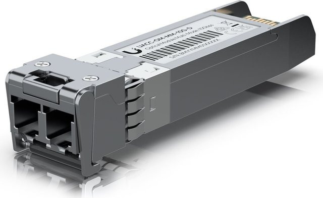 Ubiquiti UniFi UACC 10G LAN-Transceiver SFP+ LC-Duplex Multimode 300m in Silber (UACC-OM-MM-10G-D) - Bild 1