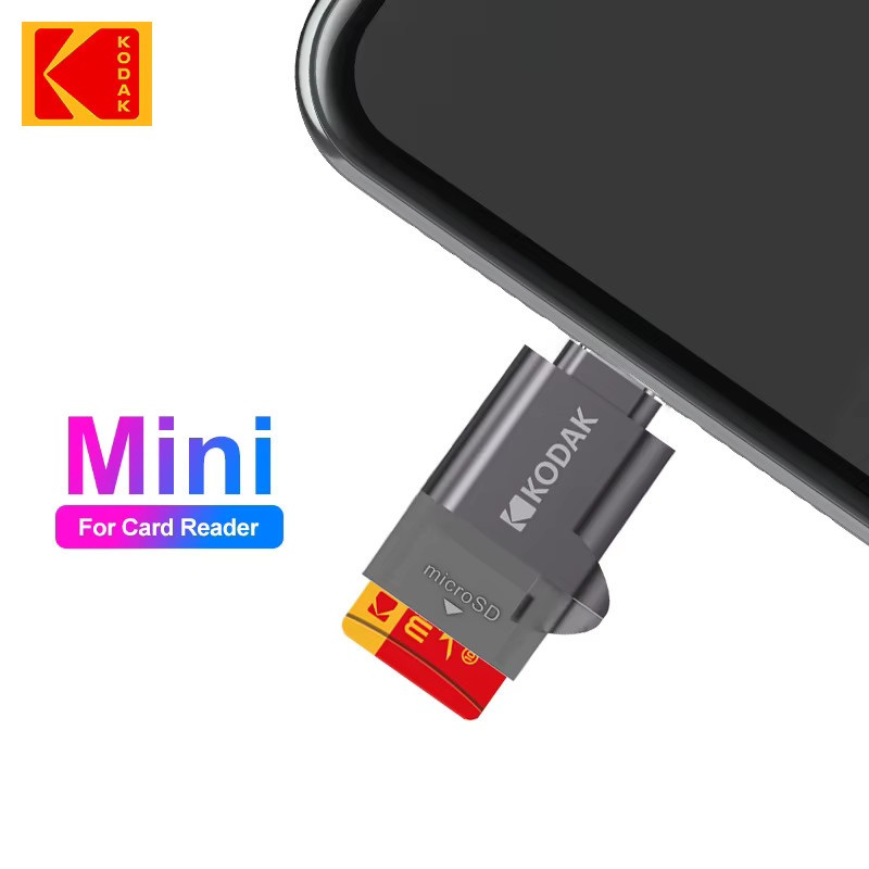 Kodak Micro SD-Kartenleser USB-C OTG-Adapter für Hochgeschwindigkeitsübertragung mit TF-Speicherkarte für iPhone, PC, Laptop und Galaxy Phones - Bild 2