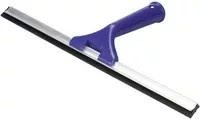 Fensterwischer Squeegee in Blau und Silber aus Aluminium und Kunststoff, Breite: 35,0 cm - Bild 1