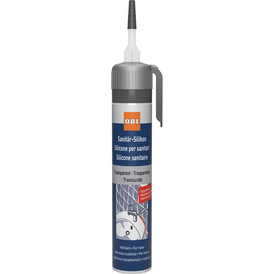 OBI Sanitär-Silikon Transparent, Schimmelresistent, 100 ml - Bild 2
