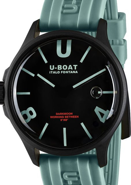 U-Boat Armbanduhr Edelstahl, Quarz, 44 mm, Schwarz, Herren - Bild 1