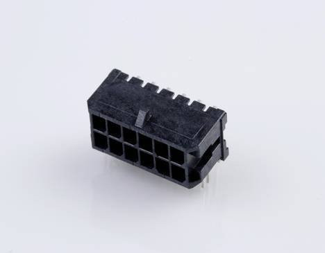 Molex Einbau-Stiftleiste Standard 430451221 in Schwarz - Bild 1