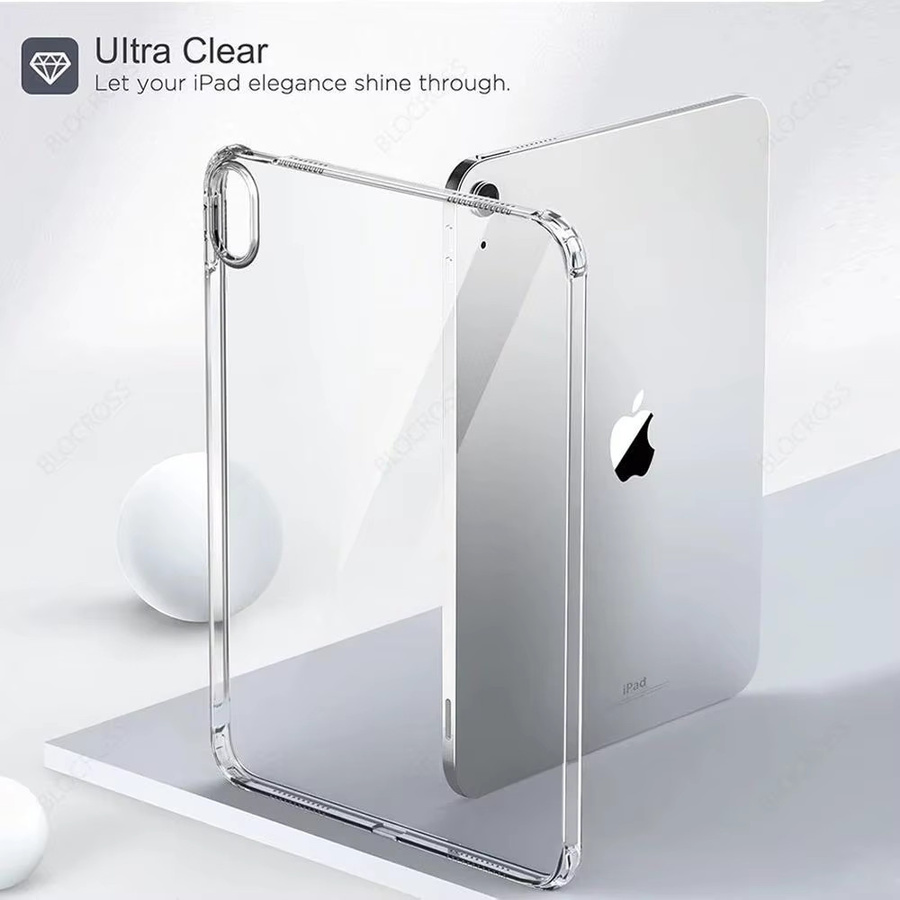 Transparentes Silikon TPU Soft Case mit Airbag-Schutz für Apple iPad Modelle - Bild 2