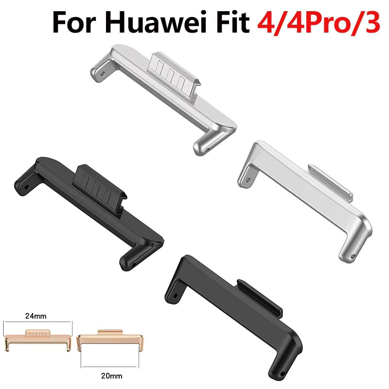 Huawei Armbandverbinder Edelstahl, Silber, 20mm 22mm - Bild 1