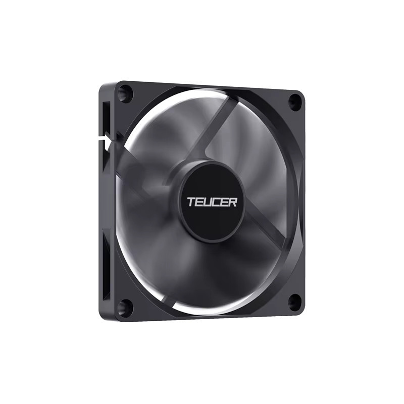 TEUCER UT-8010 PC-Lüfter, 80 mm, Schwarz, 800–3000 U/min, 4-Pin-PWM, 11 Flügel - Bild 2
