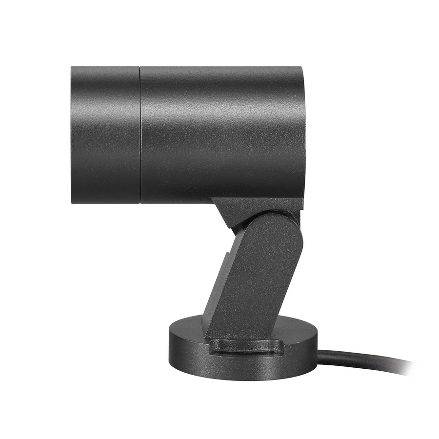 Luxvenum Gartenstrahler LED Floodlight in Schwarz Matt mit Milchglas, IP65 wetterfest, dimmbar (1800-3000K), 7W, 230V für Außenbereich, Garten und Terrasse - Bild 1