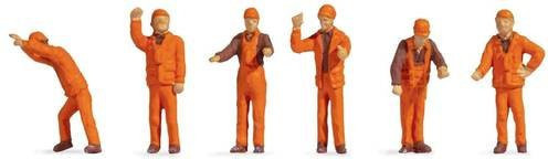 NOCH Rangierpersonal Bemalt, Stehend, Einzelfigur, 1:160 (Spur N) - Bild 1
