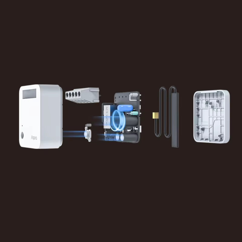 Aqara T1 Einweg-Steuermodul Zigbee 3.0 kabelloser Relais-Controller 1 Kanal Weiß kompatibel mit Apple HomeKit - Bild 3