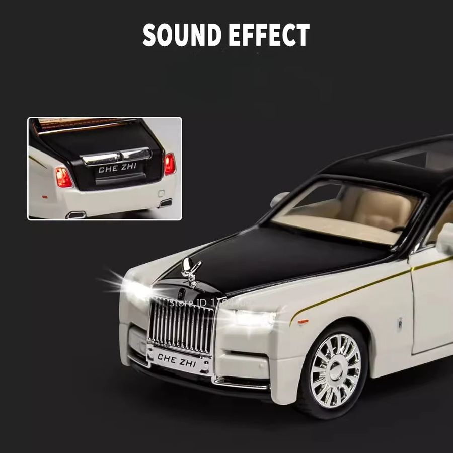 RMZ city Rolls Royce Phantom Wraith Spielzeugauto-Modell, 1:32, Metall, Gummi - Bild 3