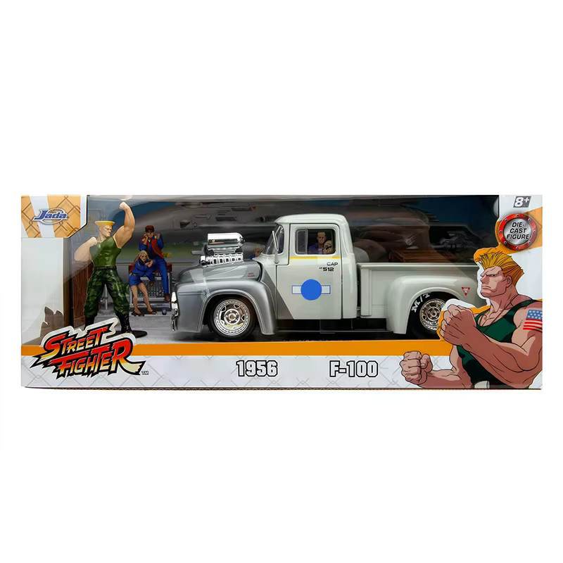 Jada 1956 F-100 F100 Pickup Truck, Auto Modell, 1:24, ab 8 Jahren - Bild 2