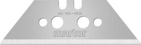 Martor Ersatzklingen 25mm Snap-Off aus rostfreiem Stahl, Silber, 10 Stück - Bild 1