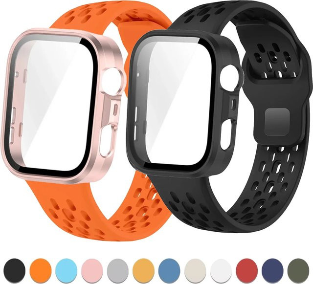 Huawei Uhrenarmband, Silikon, Schwarz, Huawei Watch Fit 3/4/4Pro - Bild 1