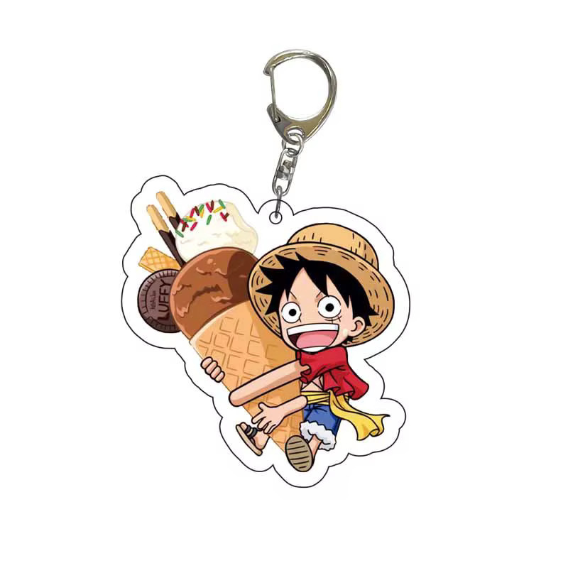 Bandai One Piece Acryl-Schlüsselanhänger Luffy Zoro, Zubehör - Bild 2