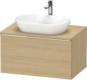 Duravit Waschtischunterschrank D-Neo, beige, wandhängend, B: 80 cm, T: 55 cm, H: 45,9 cm - Bild 1