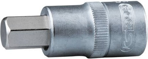 KS Tools Stecknuss Innensechskant kurz 22 mm silber aus Edelstahl - Bild 1