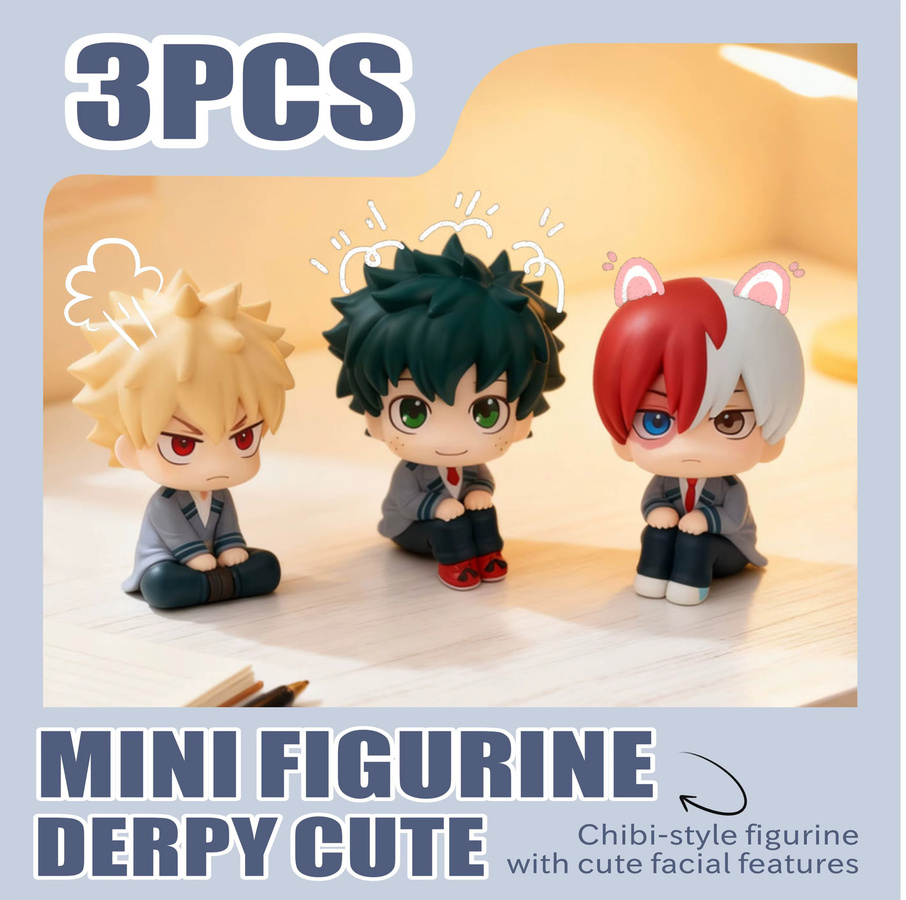 My Hero Academia Izuku Midoriya, Katsuki Bakugo, Shoto Todoroki, PVC-Figuren, Einzelfigur - Bild 1