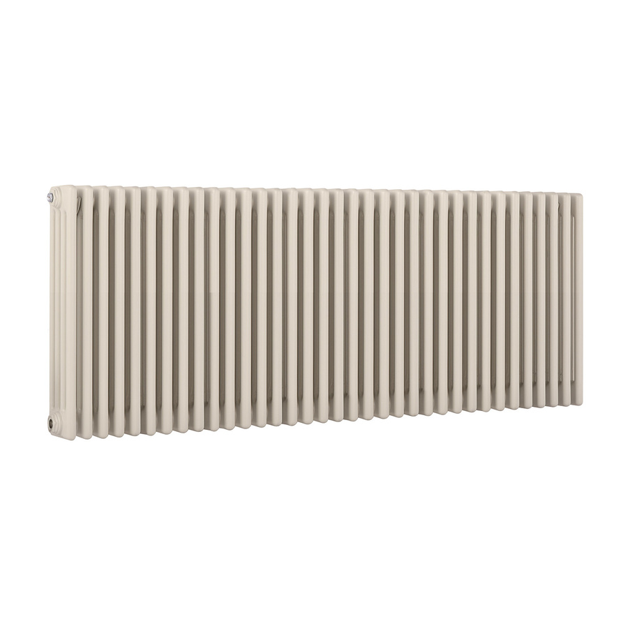 Hudson Reed Gliederheizkörper Horizontal 4-Säulen aus Stahl in Weiß, Breite: 159,5 cm, Höhe: 60 cm - Bild 1