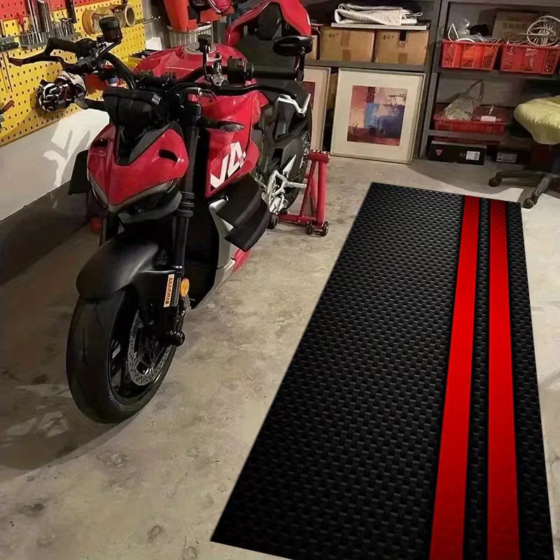 VIKAMA Racing Motorrad- und Fahrrad-Ausstellungsmatte für die Garage - Bild 2